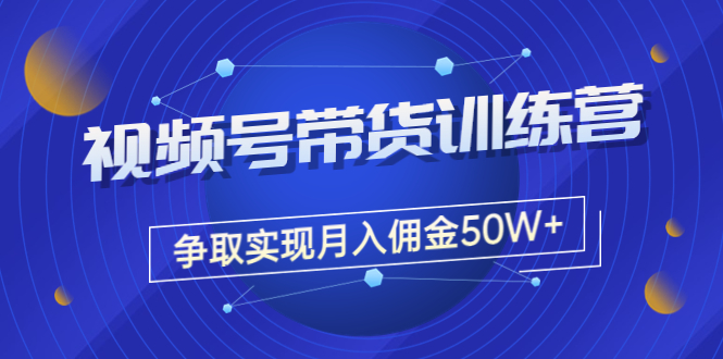 【副业项目3707期】视频号直播带货教程，教你如何实现月入佣金50W+（课程+资料+工具）-千一副业