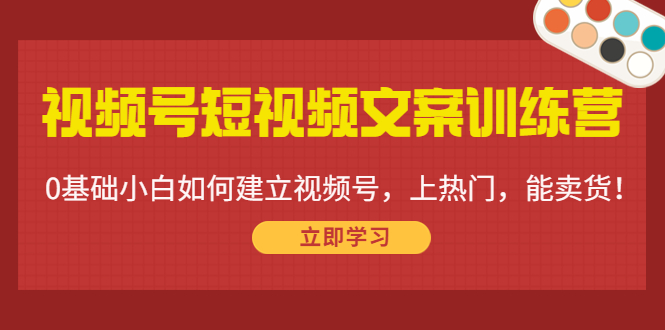 【副业项目4549期】视频号短视频文案训练营：0基础小白如何建立视频号，上热门，能卖货-千一副业