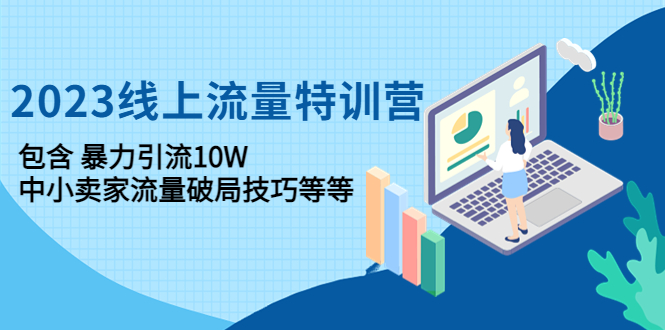 【副业项目4809期】2023线上流量特训营：包含暴力引流10W+中小卖家流量破局技巧等等-千一副业