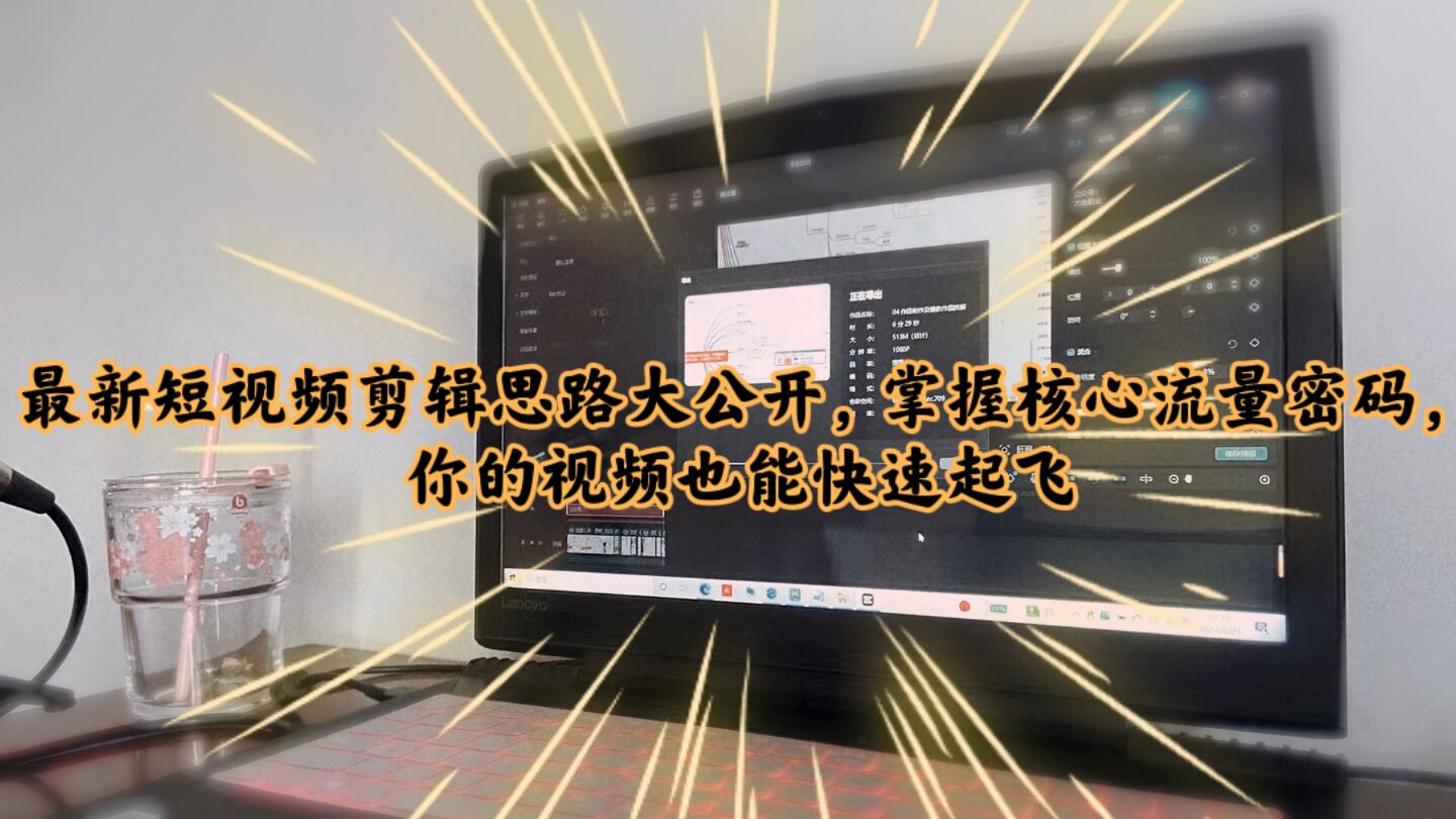 【副业项目6115期】最新短视频剪辑思路大公开，掌握核心流量密码，你的视频也能快速起飞-千一副业