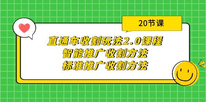 直通车收割玩法2.0课程：智能推广收割方法+标准推广收割方法（20节课）-千一副业